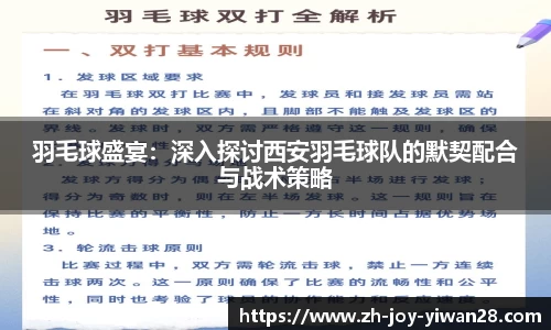 羽毛球盛宴：深入探讨西安羽毛球队的默契配合与战术策略